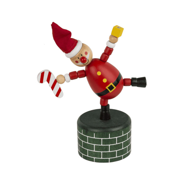 Дрвена фигура, Christmas Wooden Pushing Puppet, 3 дизајни 