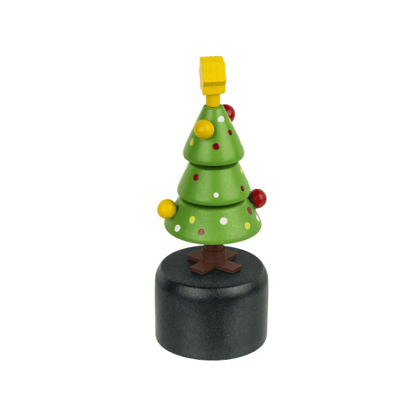 Дрвена фигура, Christmas Wooden Pushing Puppet, 3 дизајни 