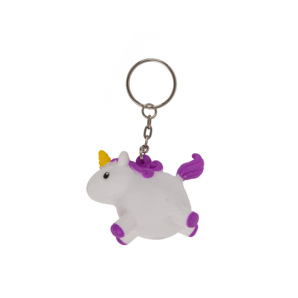 Гумен приврзок за клучеви, Squeeze Unicorn II, 2 бои 