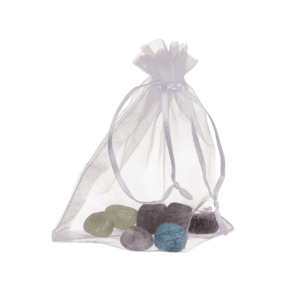 Сет од 7 чакра камчиња во проѕирна вреќичка 