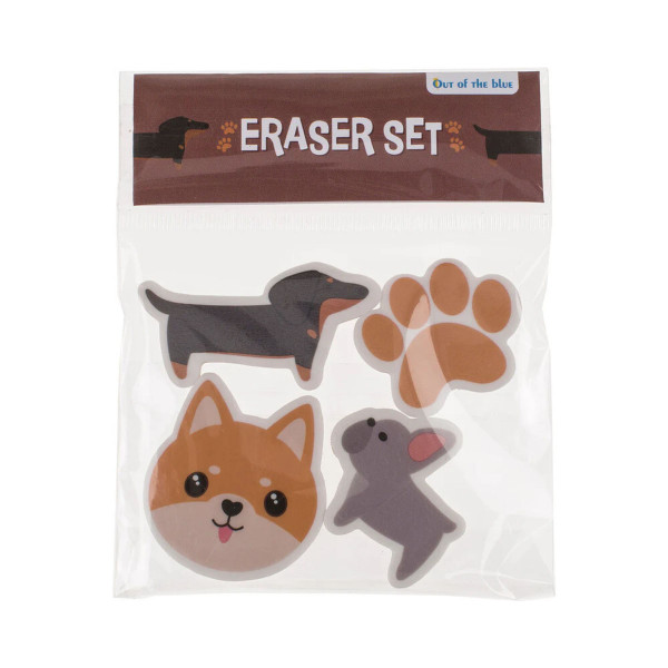 Сет од 4 гуми за бришење Dogs 