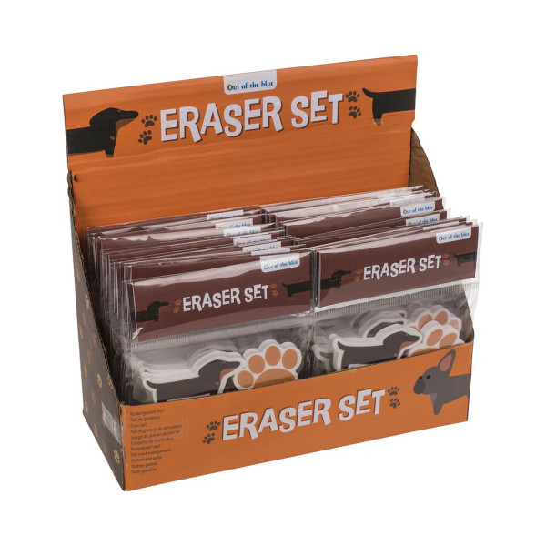 Сет од 4 гуми за бришење Dogs 