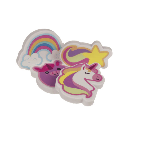Сет од 4 гуми за бришење Unicorn 