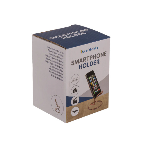 Метален држач за телефон, rose gold 