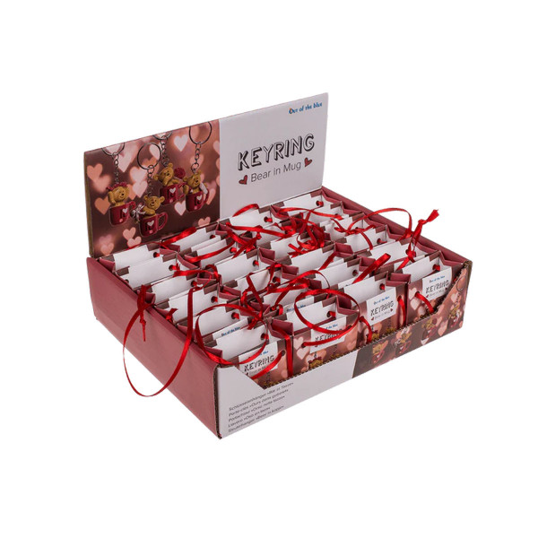 Приврзок за клучеви Bear in Mug, 4 дизајни 