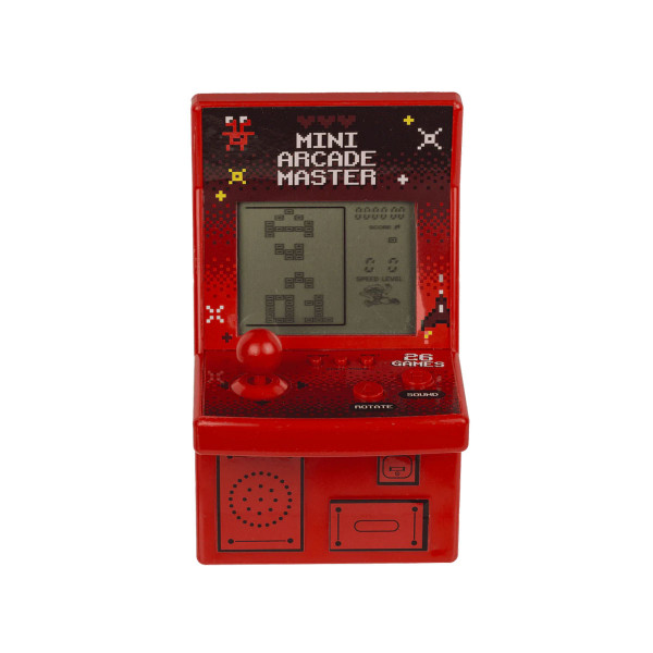 Мини аркадна конзола со 26 игри Mini Arcade Master, 4 бои 