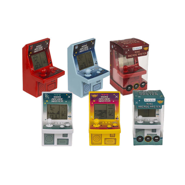 Мини аркадна конзола со 26 игри Mini Arcade Master, 4 бои 