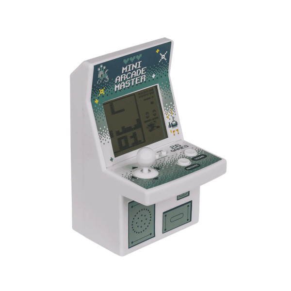 Мини аркадна конзола со 26 игри Mini Arcade Master, 4 бои 