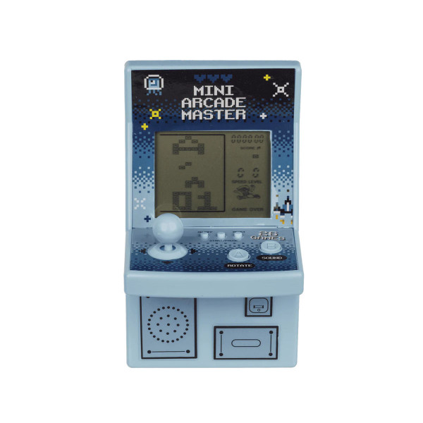 Мини аркадна конзола со 26 игри Mini Arcade Master, 4 бои 