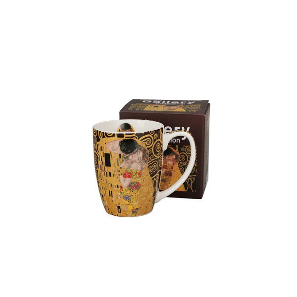 Шолја, Klimt - The Kiss (кафеава), 360ml 