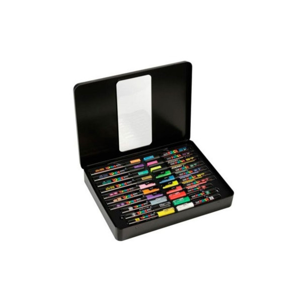 Сет од 20 маркери во куферче, Posca Groovy Colours 