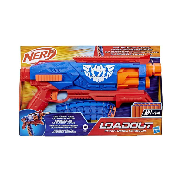 Пушка со мека муниција NERF Loadout Phantomblitz Recon 