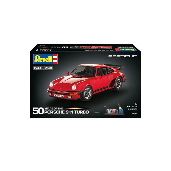 Макета, Gift Set Porsche 911 Turbo 50th Anniversary, 1:24 