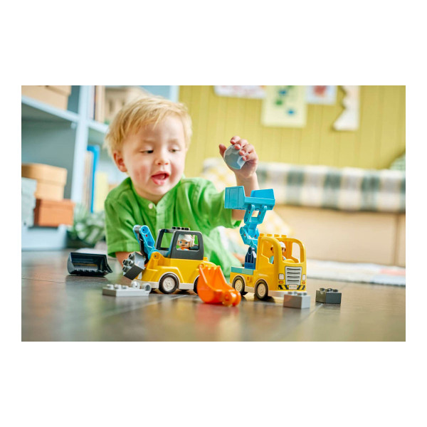 LEGO коцки, Duplo, 3 in 1 Construction Vehicles 