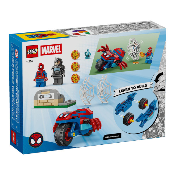 LEGO коцки, Marvel, Spidey on his Motorcycle vs. Rhino 