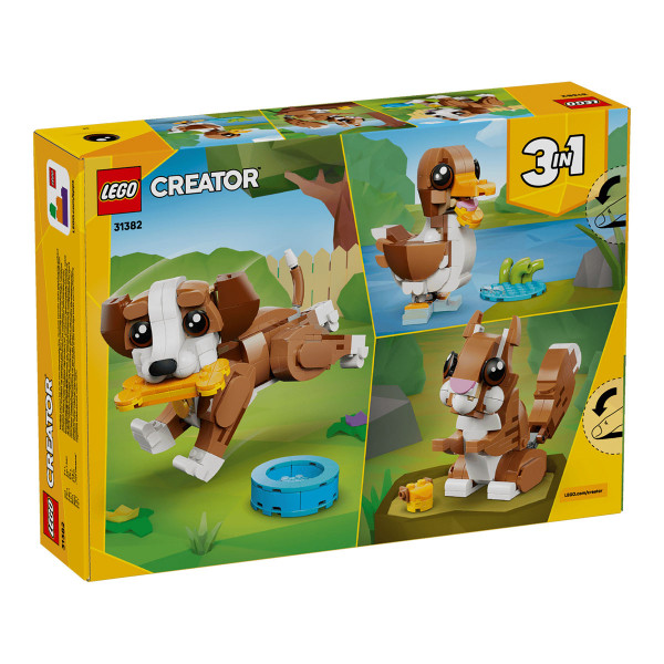 LEGO коцки, Creator 3-in-1, Cute Animals: Playful Puppy Dog 