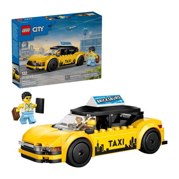 LEGO коцки, City, Yellow Taxi 