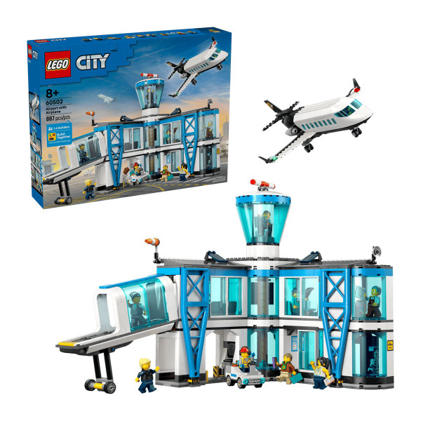 LEGO коцки, City, Airport with Airplane 