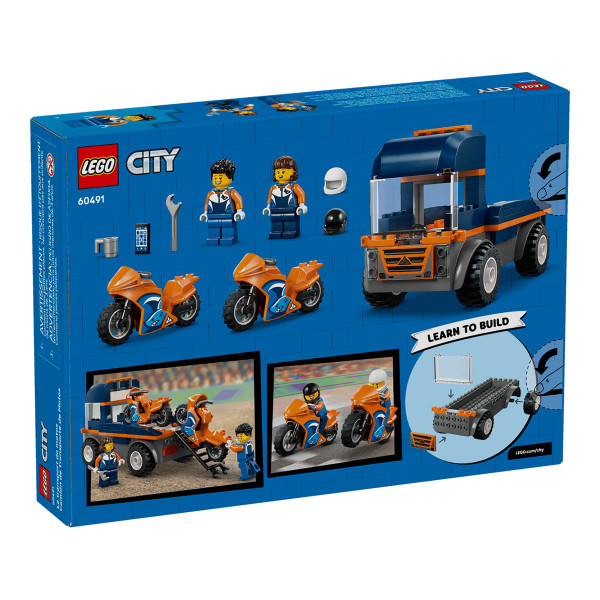 LEGO коцки, City, Motorcycle Transporter 