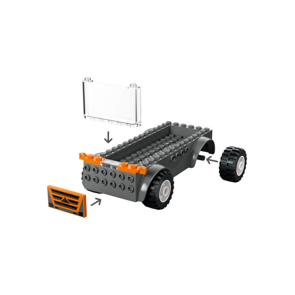 LEGO коцки, City, Motorcycle Transporter 