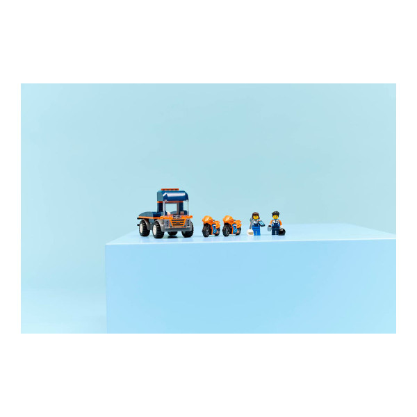 LEGO коцки, City, Motorcycle Transporter 