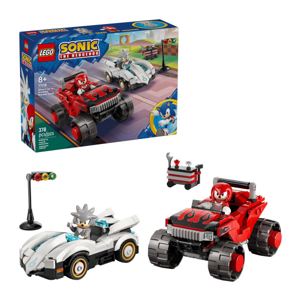 LEGO коцки, Sonic the Hedgehog, Silvers Car vs. Knuckles Monster Truck 