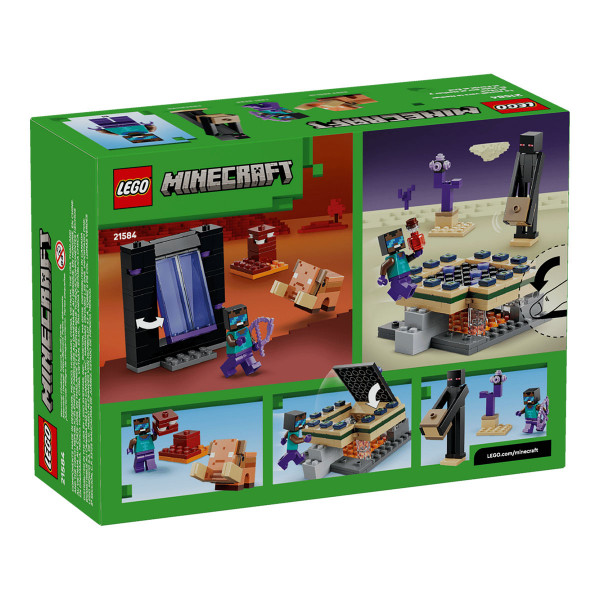 LEGO коцки, Minecraft, Nether & End Portal Journey 