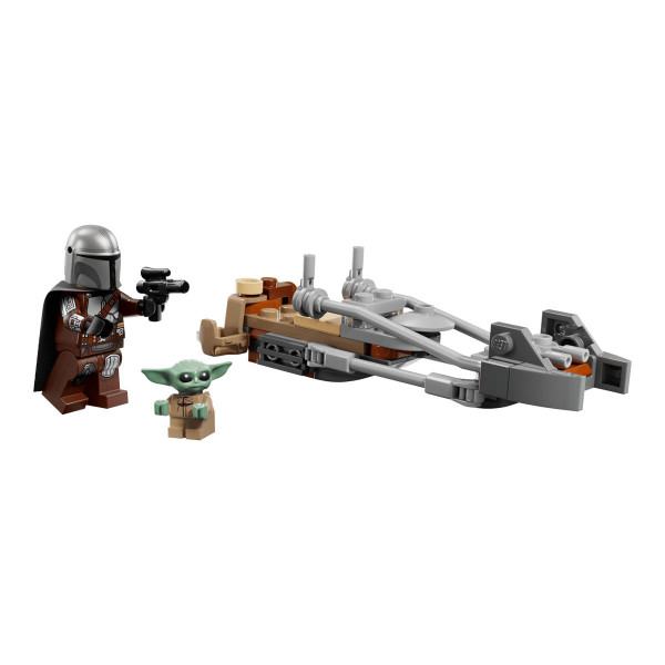 LEGO коцки, Star Wars, The Mandalorian & Grogus Speeder Bike 