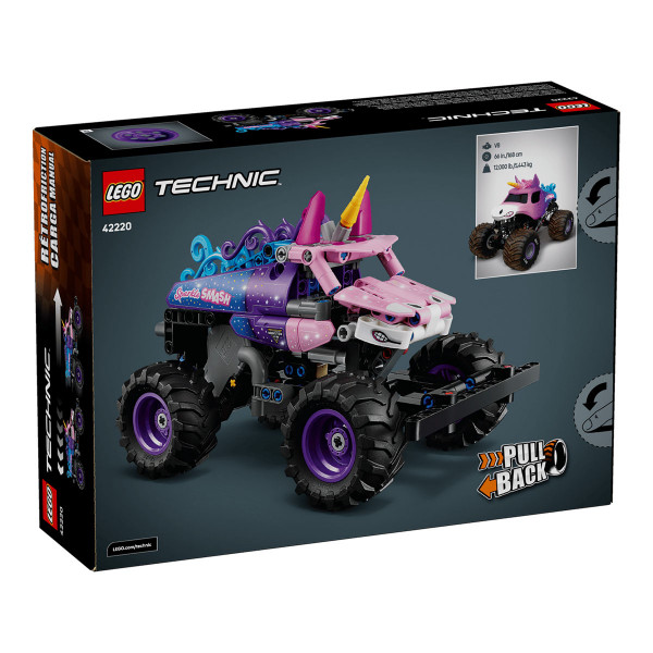 LEGO коцки, Technic, Monster Jam Sparkle Smash Pull-Back 