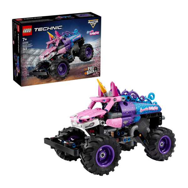 LEGO коцки, Technic, Monster Jam Sparkle Smash Pull-Back 