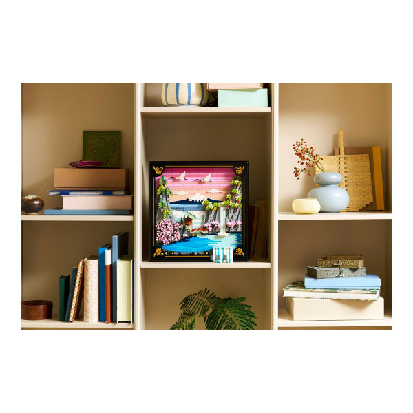 LEGO коцки, Art, Japanese Cherry Blossom Landscape 