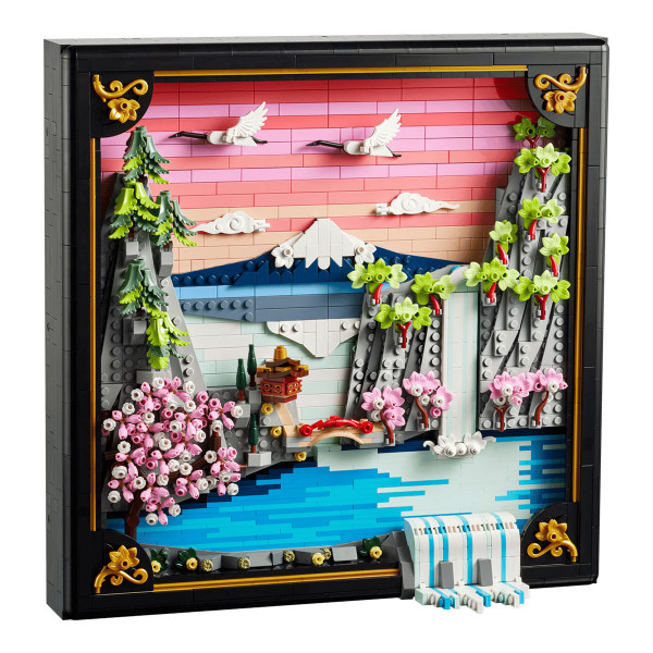 LEGO коцки, Art, Japanese Cherry Blossom Landscape 