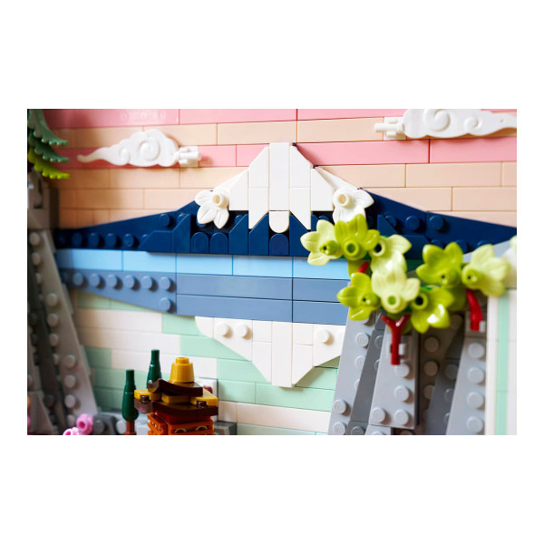 LEGO коцки, Art, Japanese Cherry Blossom Landscape 