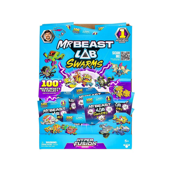 Мини фигура, Mr. Beast Lab Swarms (Mystery Figure) (Hyper Fusion Series) 