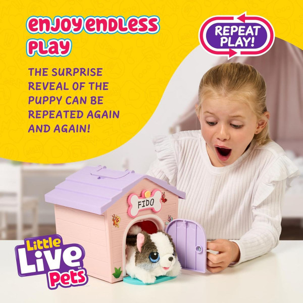Сет за игра, Little Live Pets: My Puppy's Home Minis - Pink 