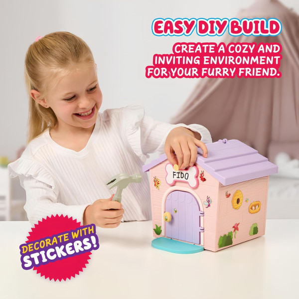 Сет за игра, Little Live Pets: My Puppy's Home Minis - Pink 