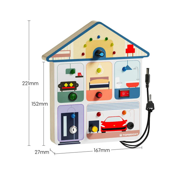 Едукативна игра Busy Board House 