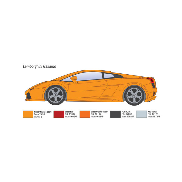 Макета, Lamborghini Gallardo, 1:24 