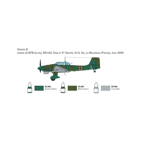 Макета, Junker Ju-87B Stuka, 1:72 