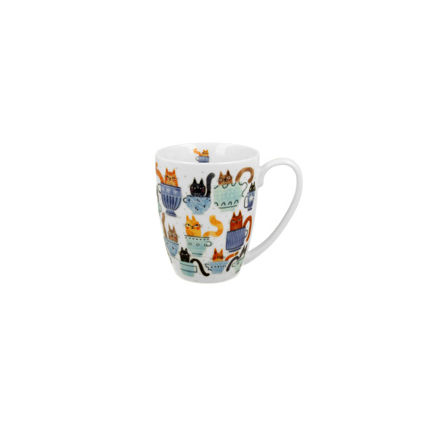 Шолја во украсна хартиена торбичка Cats World: Teacup Cats, 350 ml 