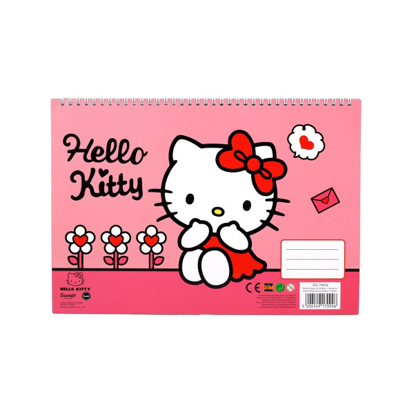 Блок со спирала, Hello Kitty, A4 