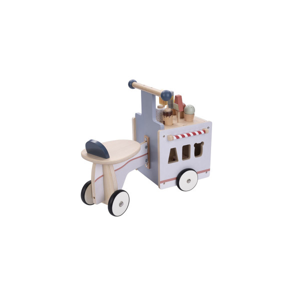Дрвен сет за игра Jack & Jacky Ice-Cream Cart Bike 