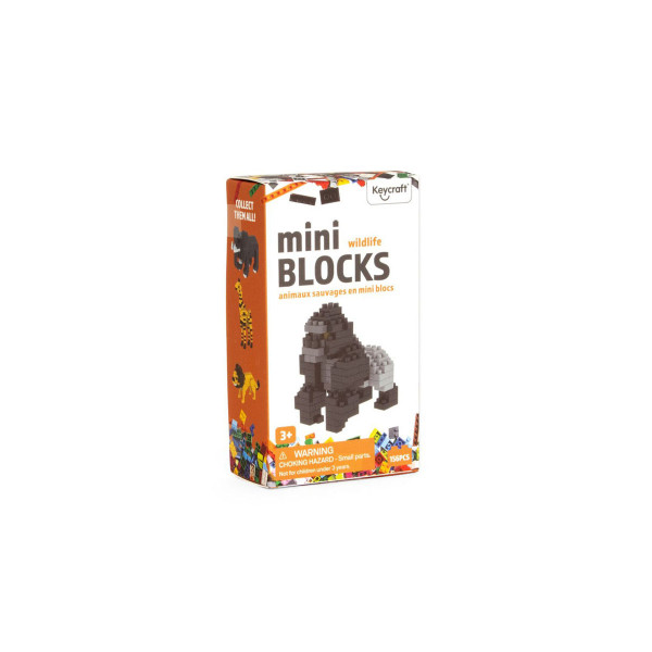 Мини сет коцки за градба, Wildlife Mini Blocks, 4 модели 