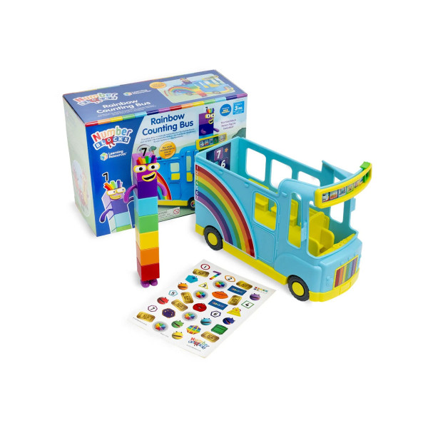 Едукативен сет за игра, Numberblocks Rainbow Counting Bus 