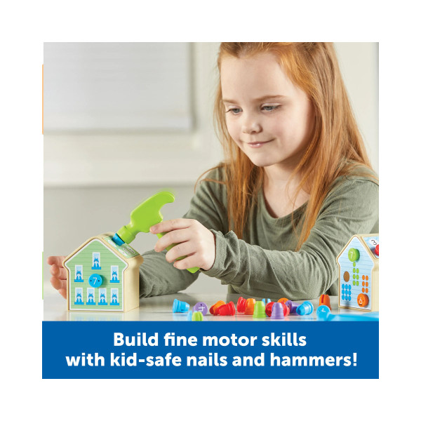 Едукативен сет за игра, Number Nails Activity Set 