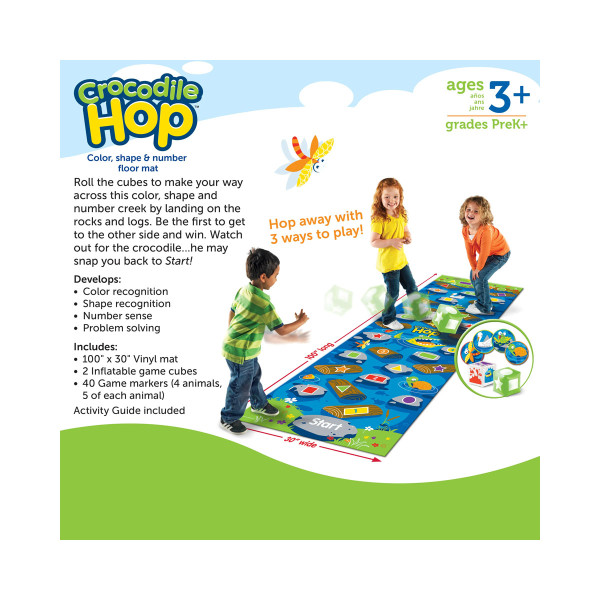 Едукативна друштвена игра, Crocodile Hop Floor Game 