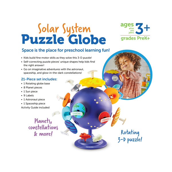 Сончев систем-сложувалка, Solar System Puzzle Globe 