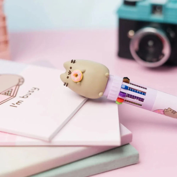 Пенкало со мастило во 10 бои 'Pusheen' 