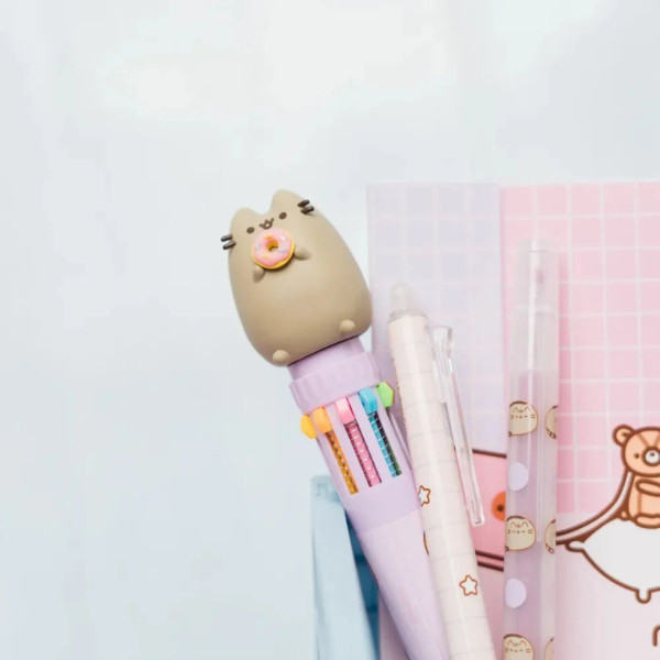 Пенкало со мастило во 10 бои 'Pusheen' 