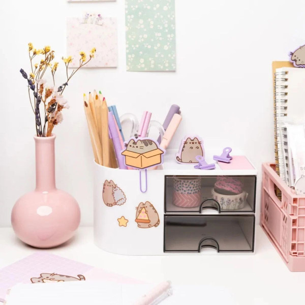 Сет стикери за повеќе употреби 'Pusheen Moments' 
